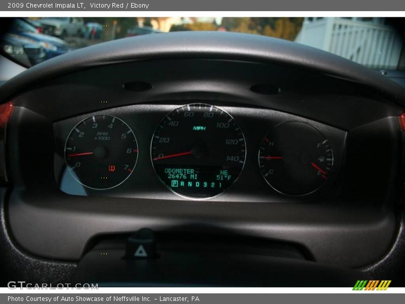 Victory Red / Ebony 2009 Chevrolet Impala LT