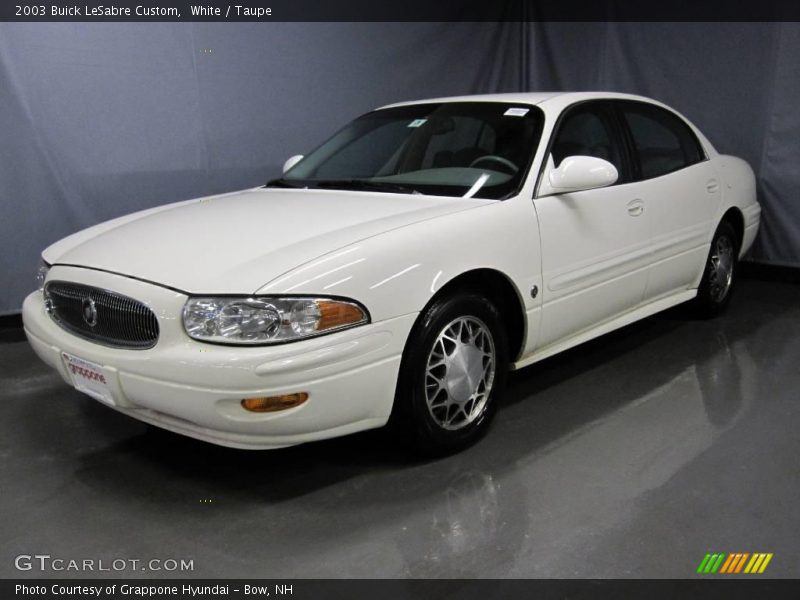 White / Taupe 2003 Buick LeSabre Custom