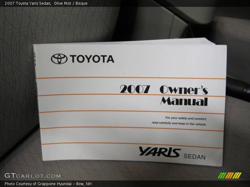 Olive Mist / Bisque 2007 Toyota Yaris Sedan