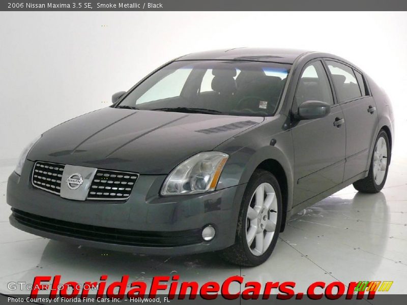 Smoke Metallic / Black 2006 Nissan Maxima 3.5 SE