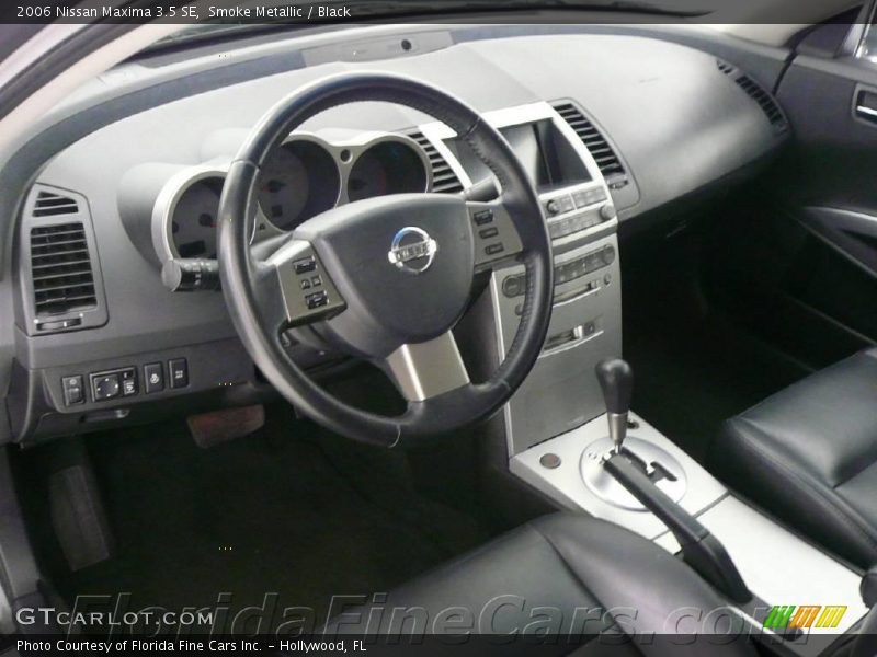 Smoke Metallic / Black 2006 Nissan Maxima 3.5 SE
