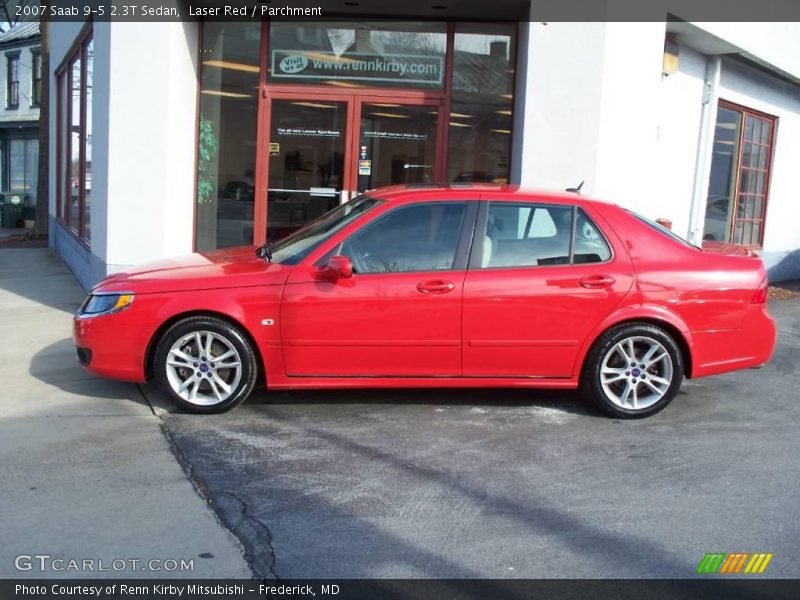 Laser Red / Parchment 2007 Saab 9-5 2.3T Sedan