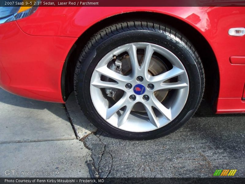 Laser Red / Parchment 2007 Saab 9-5 2.3T Sedan