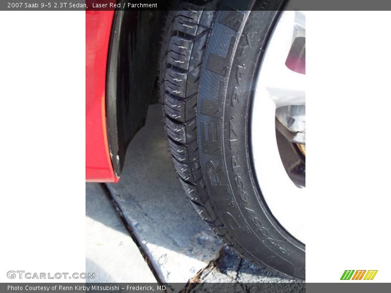 Laser Red / Parchment 2007 Saab 9-5 2.3T Sedan