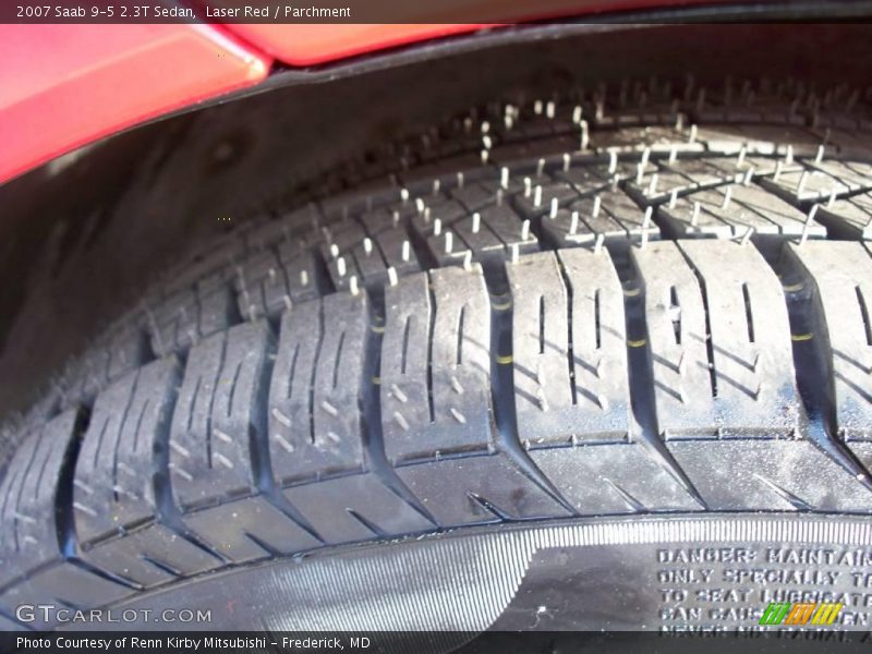 Laser Red / Parchment 2007 Saab 9-5 2.3T Sedan