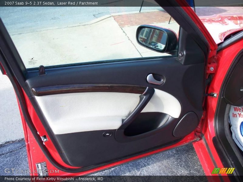 Laser Red / Parchment 2007 Saab 9-5 2.3T Sedan