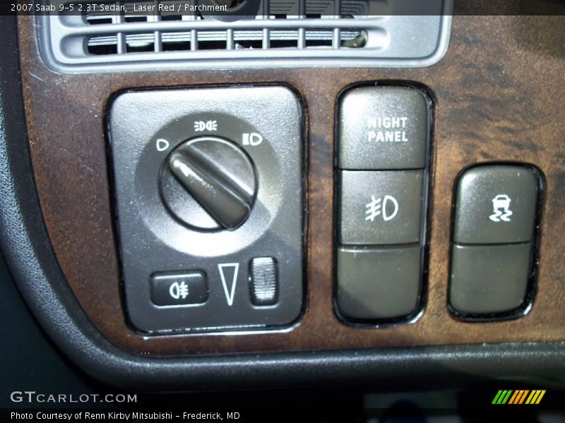 Laser Red / Parchment 2007 Saab 9-5 2.3T Sedan