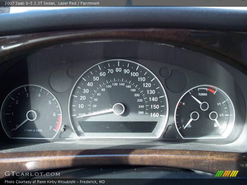 Laser Red / Parchment 2007 Saab 9-5 2.3T Sedan
