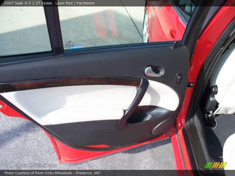 Laser Red / Parchment 2007 Saab 9-5 2.3T Sedan