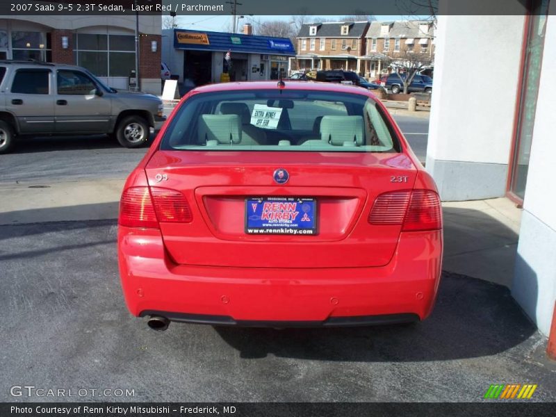 Laser Red / Parchment 2007 Saab 9-5 2.3T Sedan