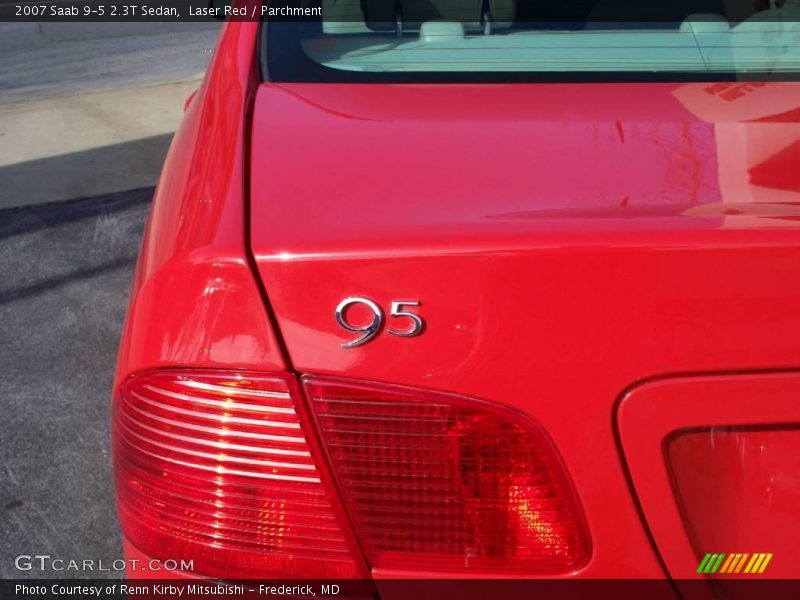 Laser Red / Parchment 2007 Saab 9-5 2.3T Sedan