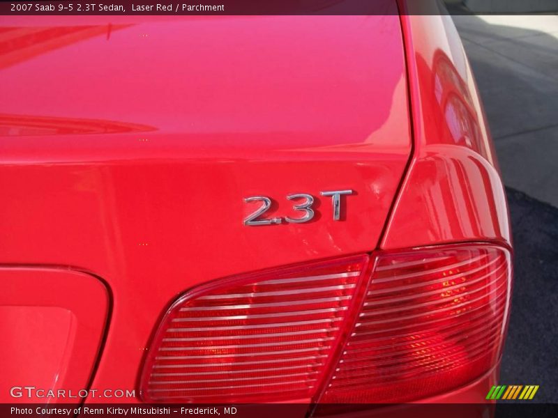 Laser Red / Parchment 2007 Saab 9-5 2.3T Sedan
