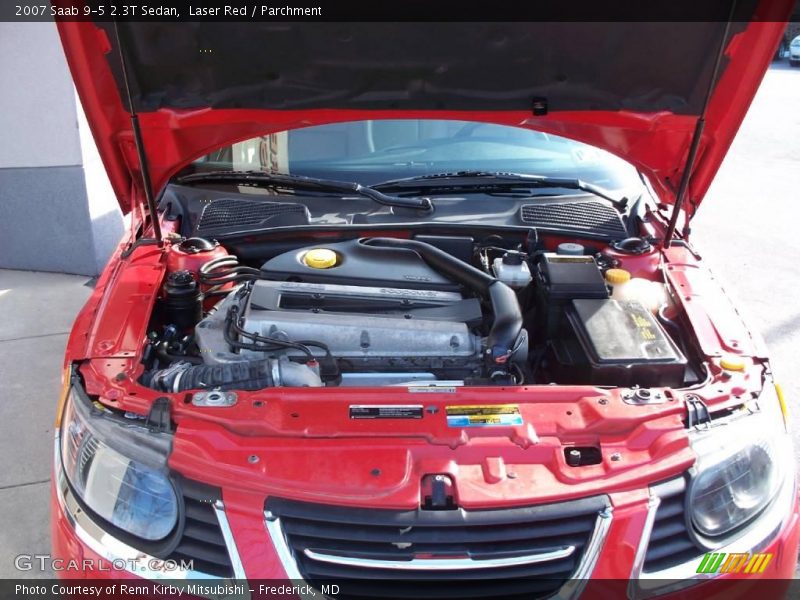 Laser Red / Parchment 2007 Saab 9-5 2.3T Sedan