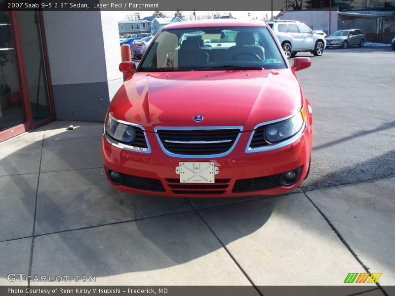 Laser Red / Parchment 2007 Saab 9-5 2.3T Sedan