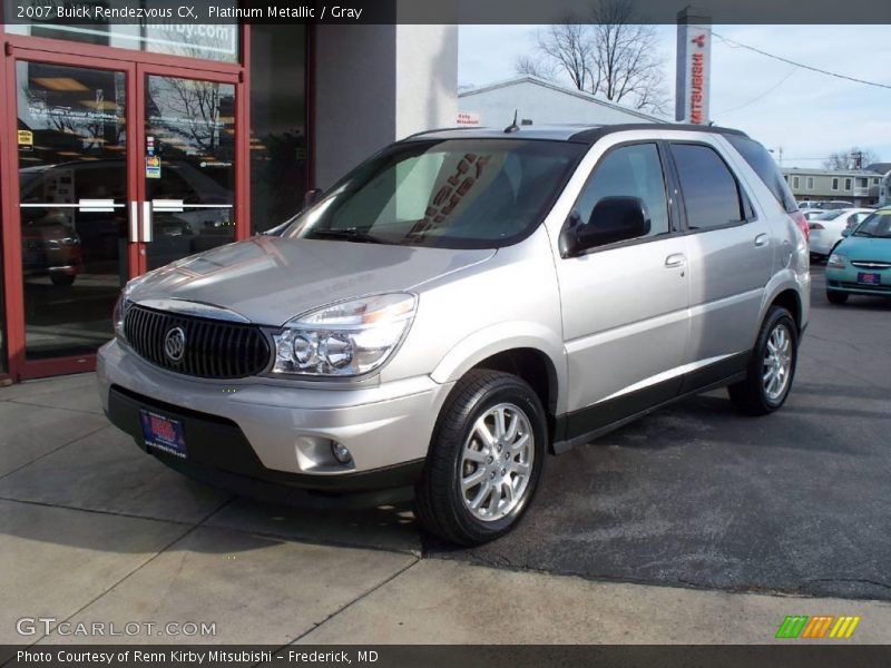 Platinum Metallic / Gray 2007 Buick Rendezvous CX