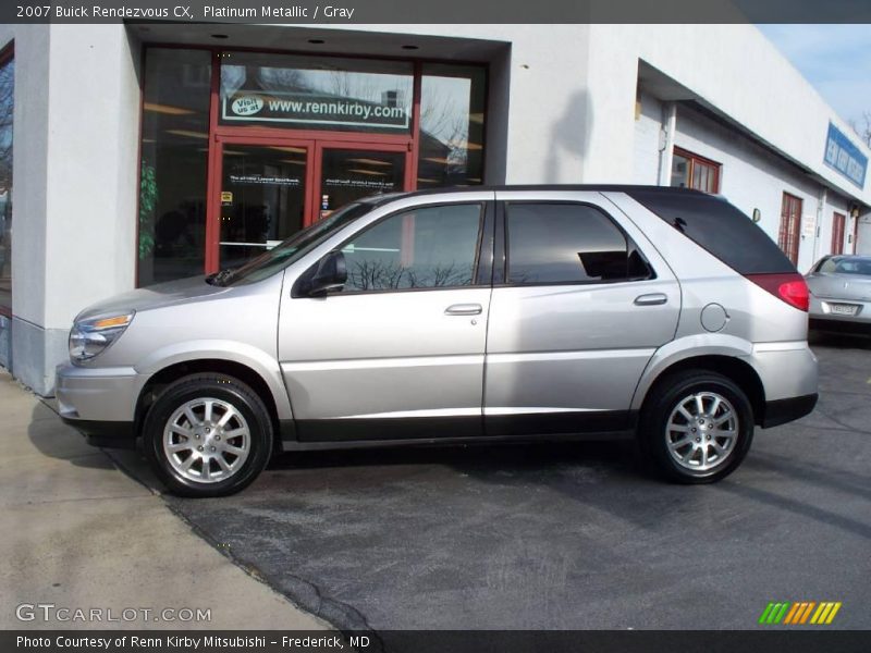 Platinum Metallic / Gray 2007 Buick Rendezvous CX