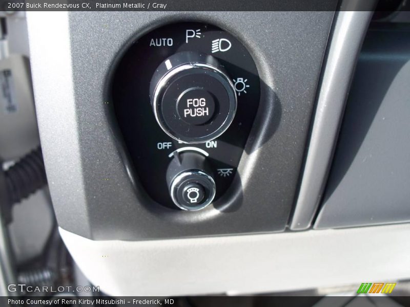 Platinum Metallic / Gray 2007 Buick Rendezvous CX
