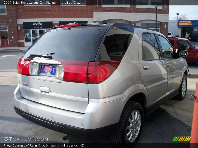 Platinum Metallic / Gray 2007 Buick Rendezvous CX