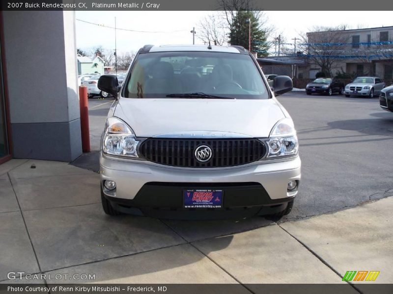 Platinum Metallic / Gray 2007 Buick Rendezvous CX
