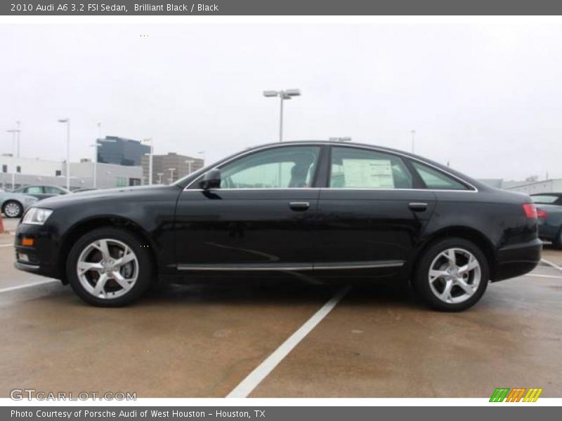 Brilliant Black / Black 2010 Audi A6 3.2 FSI Sedan