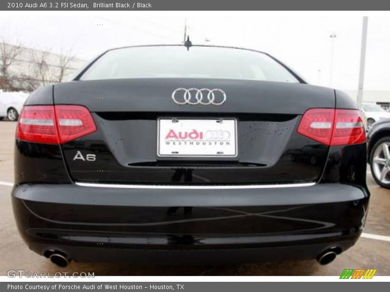 Brilliant Black / Black 2010 Audi A6 3.2 FSI Sedan