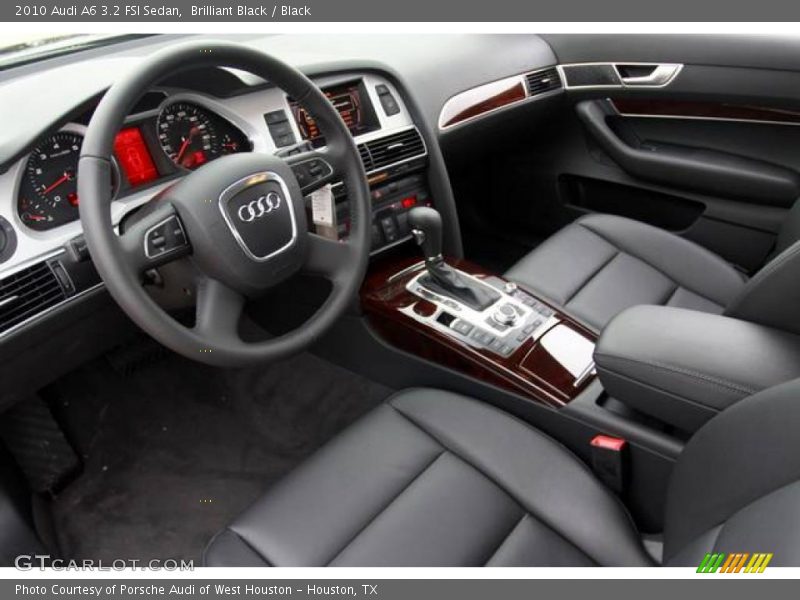 Brilliant Black / Black 2010 Audi A6 3.2 FSI Sedan