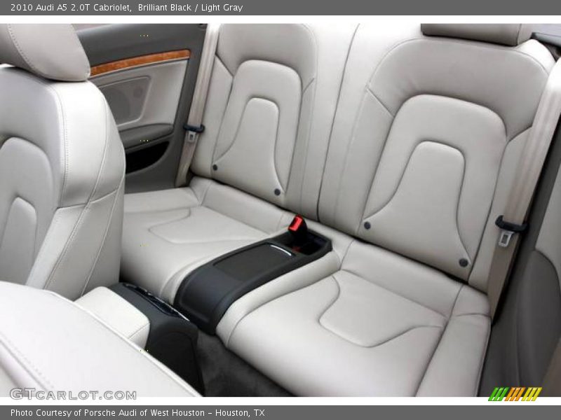 Brilliant Black / Light Gray 2010 Audi A5 2.0T Cabriolet