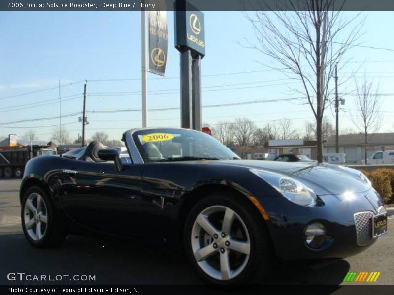 Deep Blue / Ebony 2006 Pontiac Solstice Roadster