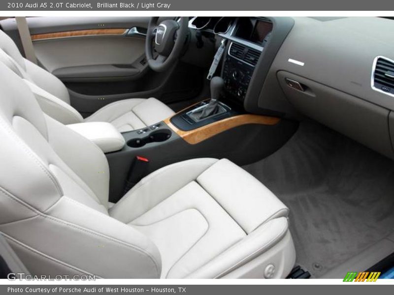 Brilliant Black / Light Gray 2010 Audi A5 2.0T Cabriolet