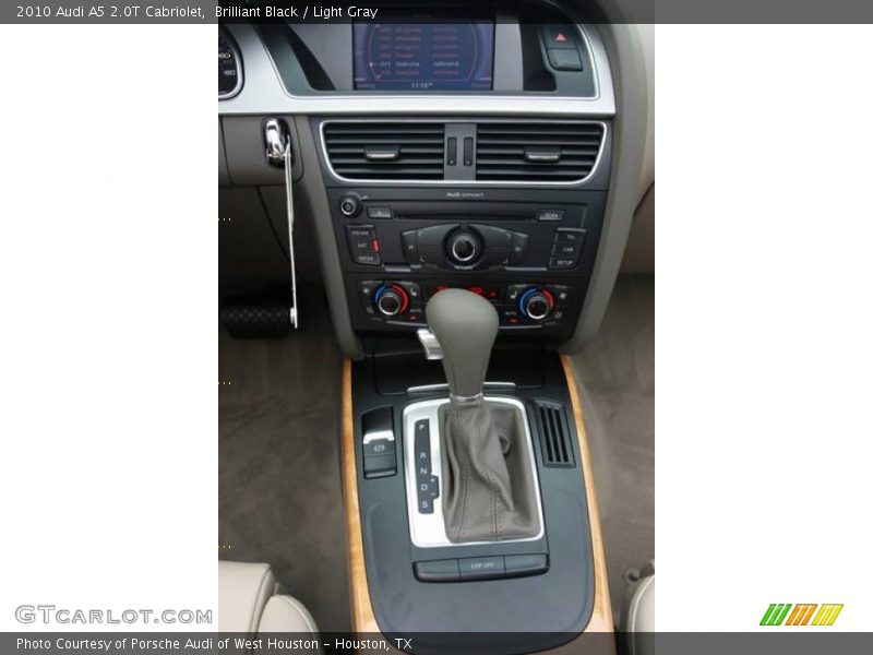 Brilliant Black / Light Gray 2010 Audi A5 2.0T Cabriolet