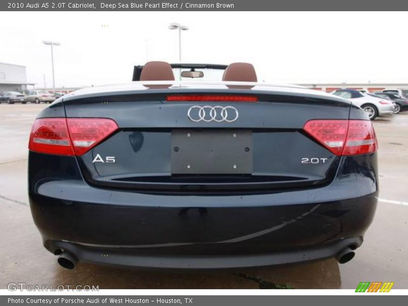 Deep Sea Blue Pearl Effect / Cinnamon Brown 2010 Audi A5 2.0T Cabriolet