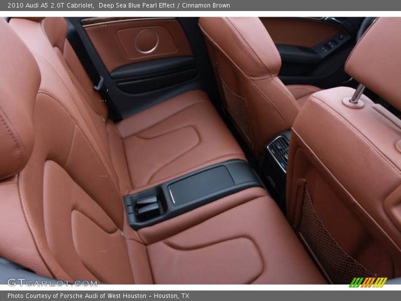 Deep Sea Blue Pearl Effect / Cinnamon Brown 2010 Audi A5 2.0T Cabriolet