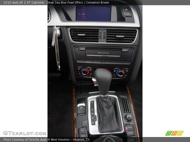 Deep Sea Blue Pearl Effect / Cinnamon Brown 2010 Audi A5 2.0T Cabriolet
