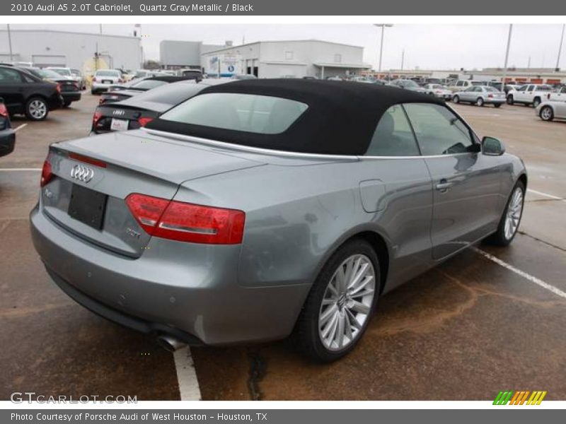 Quartz Gray Metallic / Black 2010 Audi A5 2.0T Cabriolet
