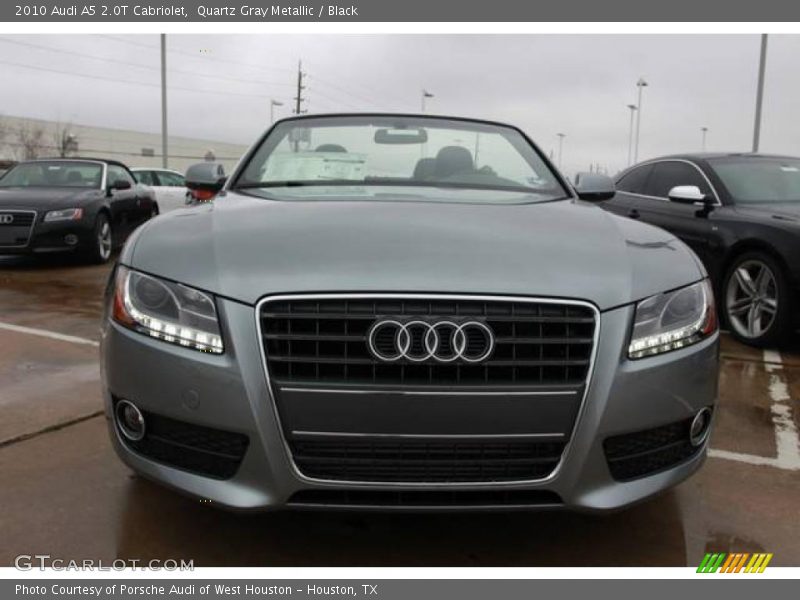 Quartz Gray Metallic / Black 2010 Audi A5 2.0T Cabriolet