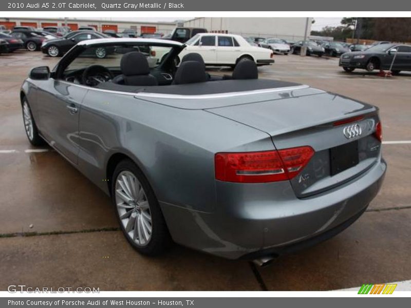 Quartz Gray Metallic / Black 2010 Audi A5 2.0T Cabriolet