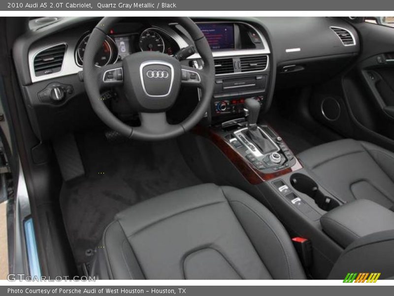 Quartz Gray Metallic / Black 2010 Audi A5 2.0T Cabriolet