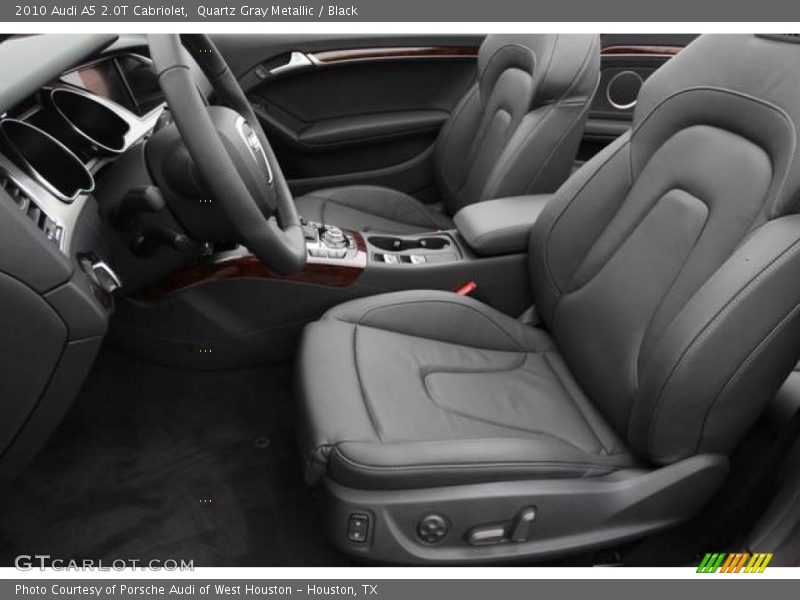 Quartz Gray Metallic / Black 2010 Audi A5 2.0T Cabriolet