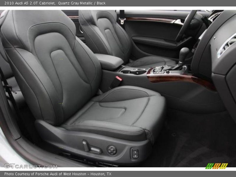 Quartz Gray Metallic / Black 2010 Audi A5 2.0T Cabriolet