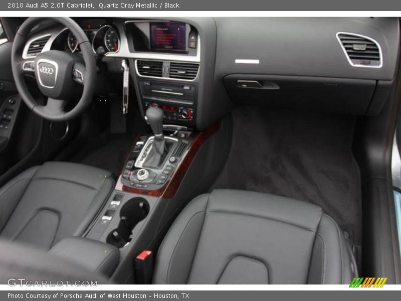 Quartz Gray Metallic / Black 2010 Audi A5 2.0T Cabriolet