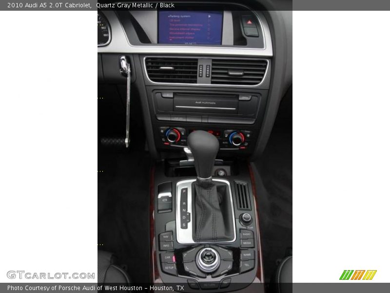 Quartz Gray Metallic / Black 2010 Audi A5 2.0T Cabriolet
