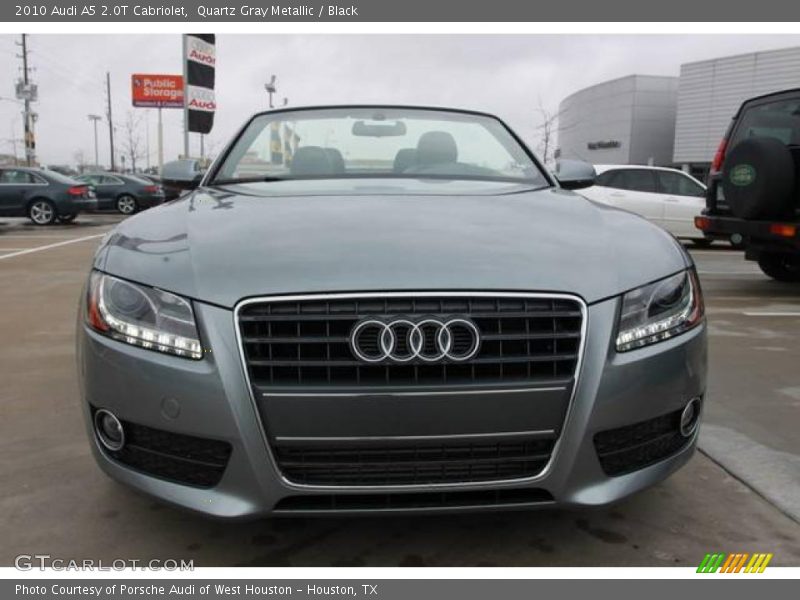 Quartz Gray Metallic / Black 2010 Audi A5 2.0T Cabriolet