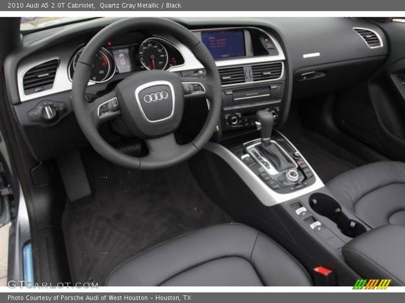 Quartz Gray Metallic / Black 2010 Audi A5 2.0T Cabriolet