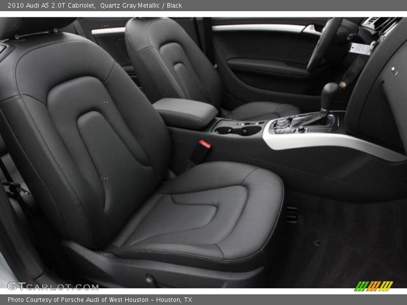 Quartz Gray Metallic / Black 2010 Audi A5 2.0T Cabriolet