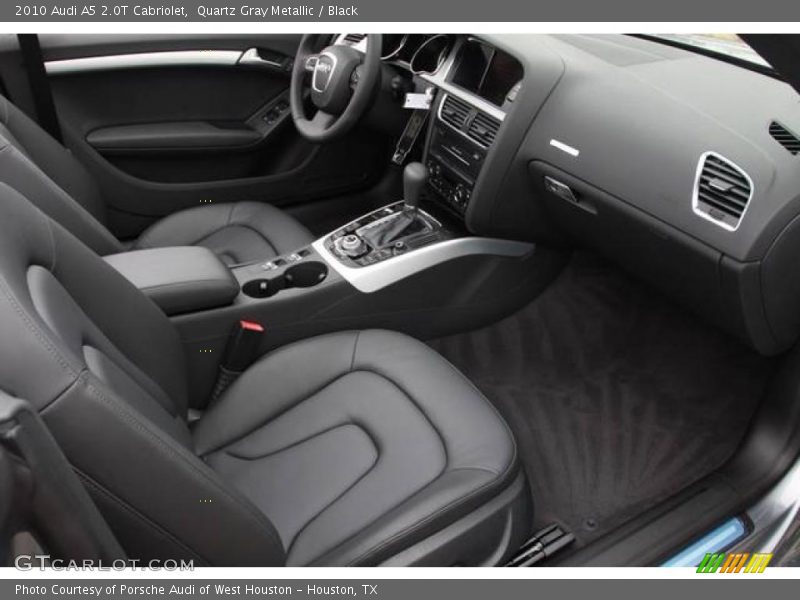 Quartz Gray Metallic / Black 2010 Audi A5 2.0T Cabriolet