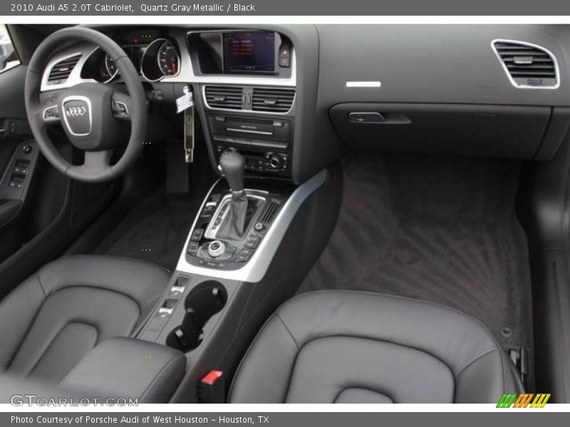 Quartz Gray Metallic / Black 2010 Audi A5 2.0T Cabriolet