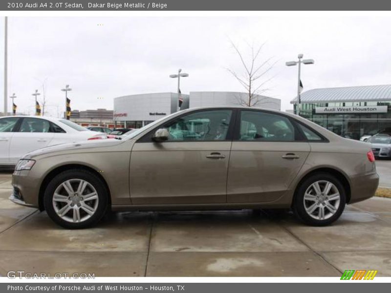 Dakar Beige Metallic / Beige 2010 Audi A4 2.0T Sedan