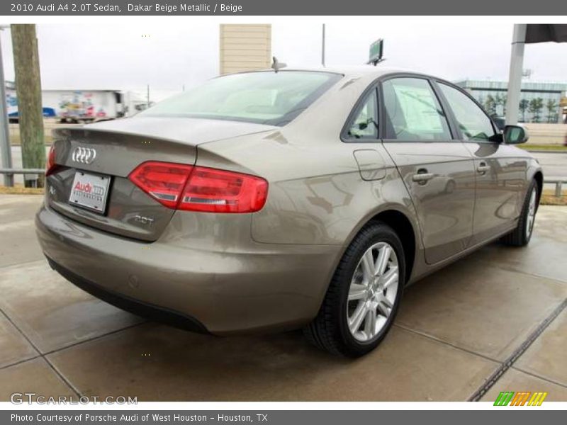 Dakar Beige Metallic / Beige 2010 Audi A4 2.0T Sedan