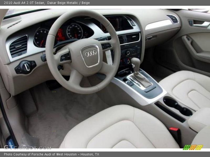 Dakar Beige Metallic / Beige 2010 Audi A4 2.0T Sedan