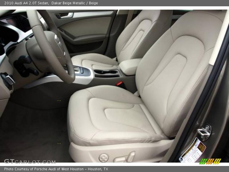 Dakar Beige Metallic / Beige 2010 Audi A4 2.0T Sedan